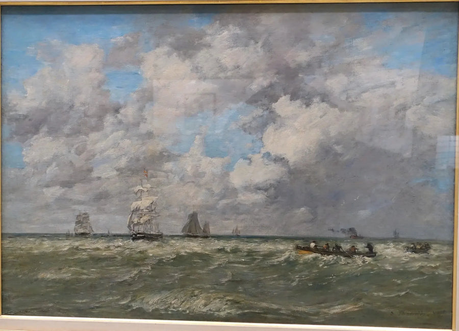 Marinai, i lamaneurs - Eugène Boudin