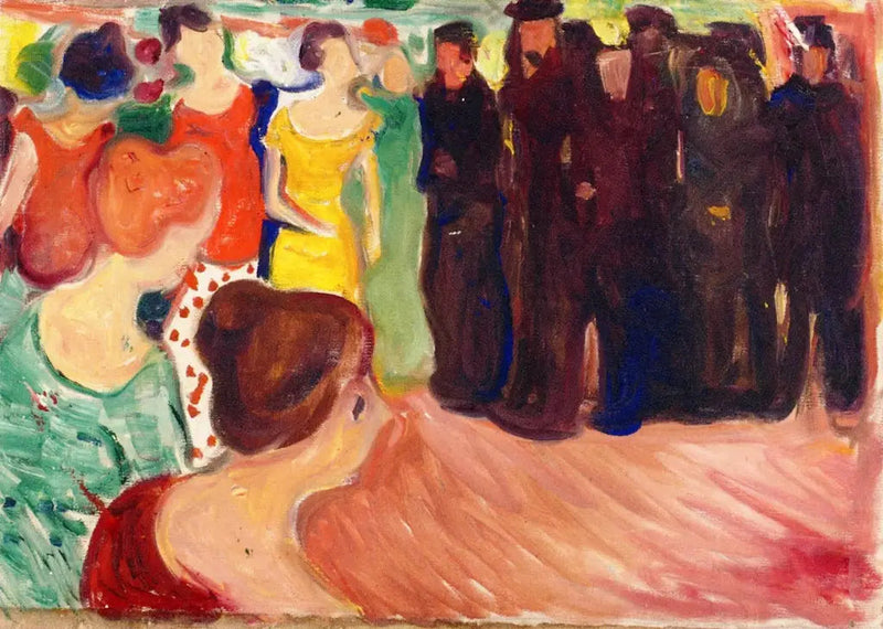 Marinai al porto - Edvard Munch