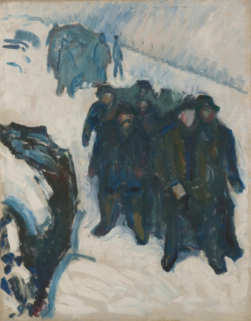 Marinai nella neve - Edvard Munch