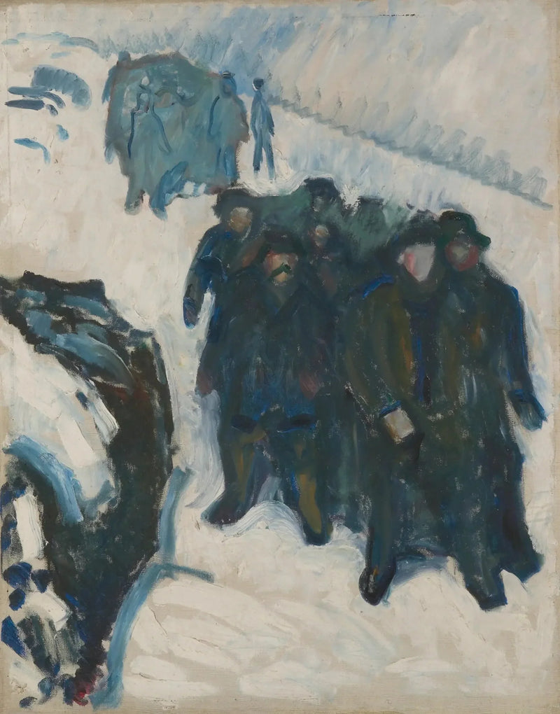 Marinai nella neve - Edvard Munch