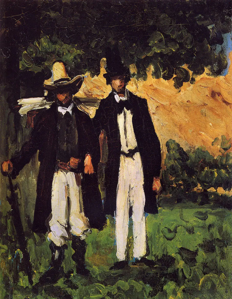 Marion e Valabrègue partono per il motivo - Paul Cézanne