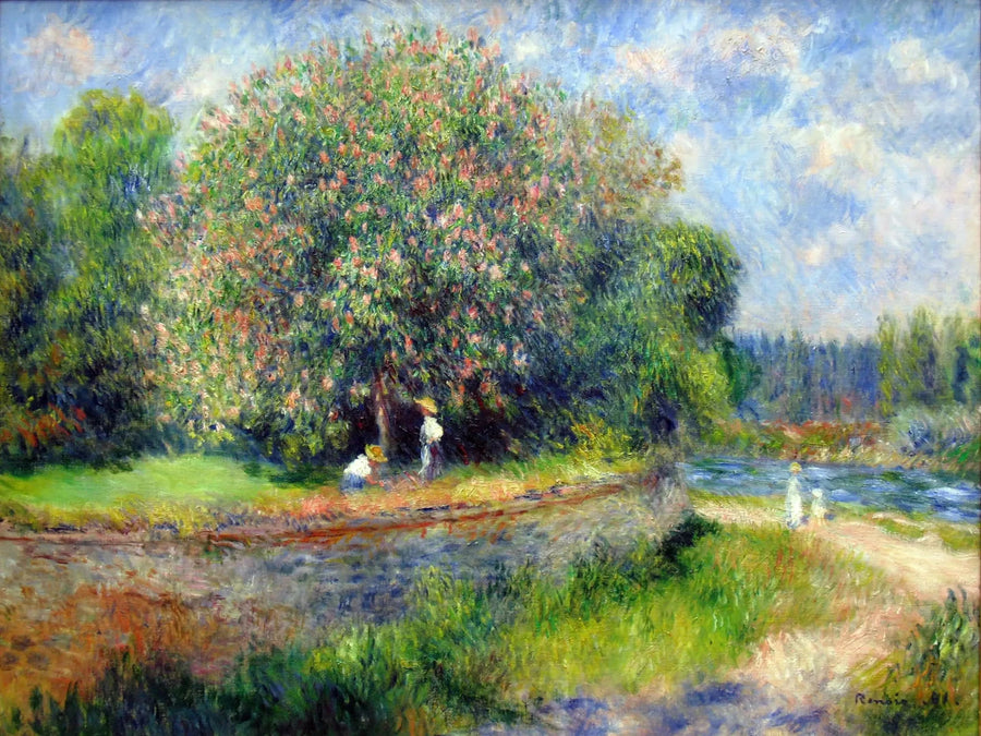 Il castagno in fiore - Pierre-Auguste Renoir