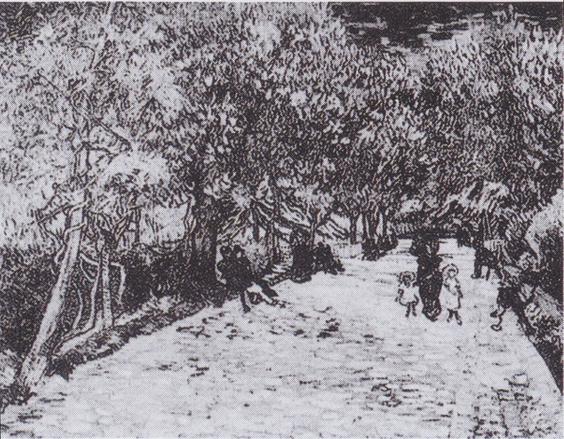 Castagne rosse nel parco pubblico di Arles - Vincent van Gogh