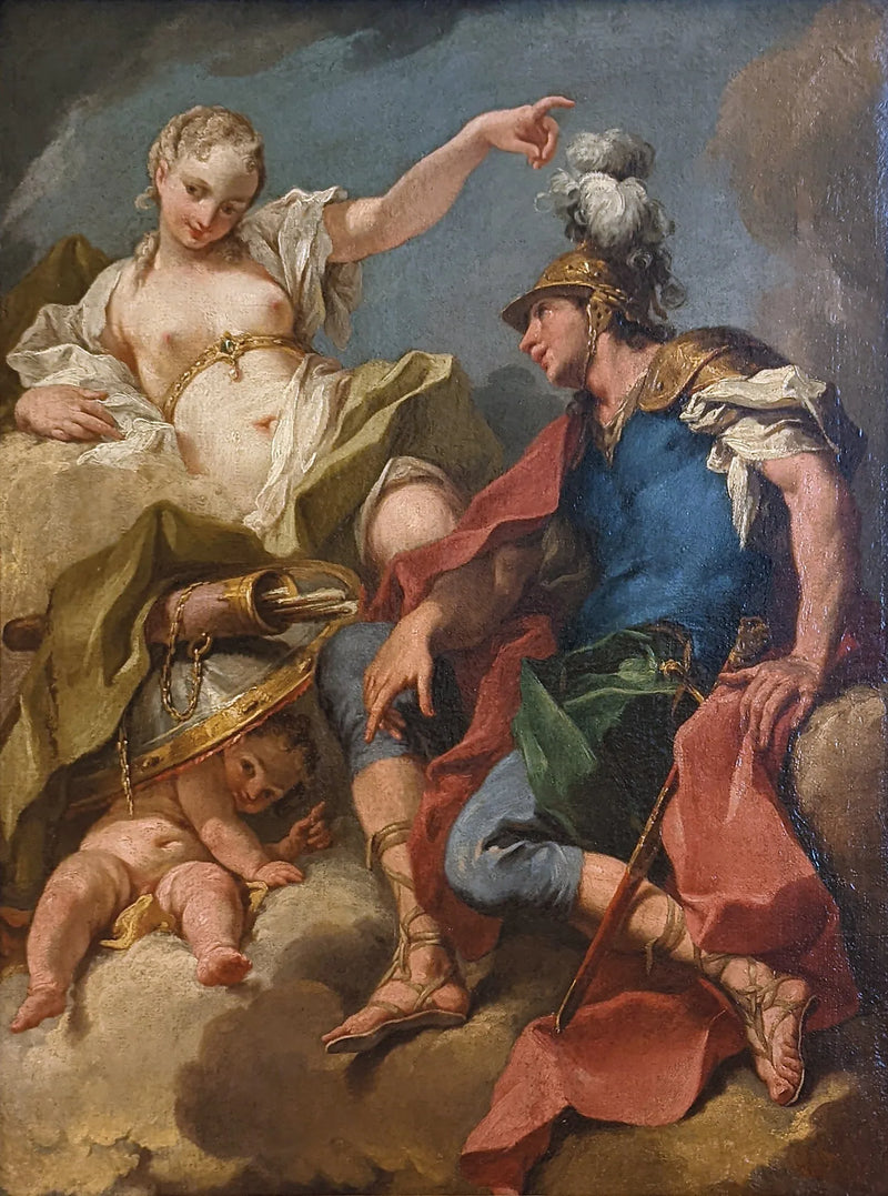 Marte e Venere - Giovanni Battista Pittoni