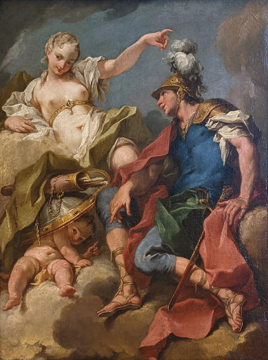 Marte e Venere - Giovanni Battista Pittoni