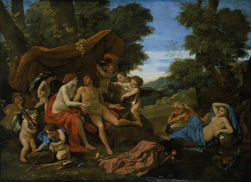 Marte e Venere - Nicolas Poussin