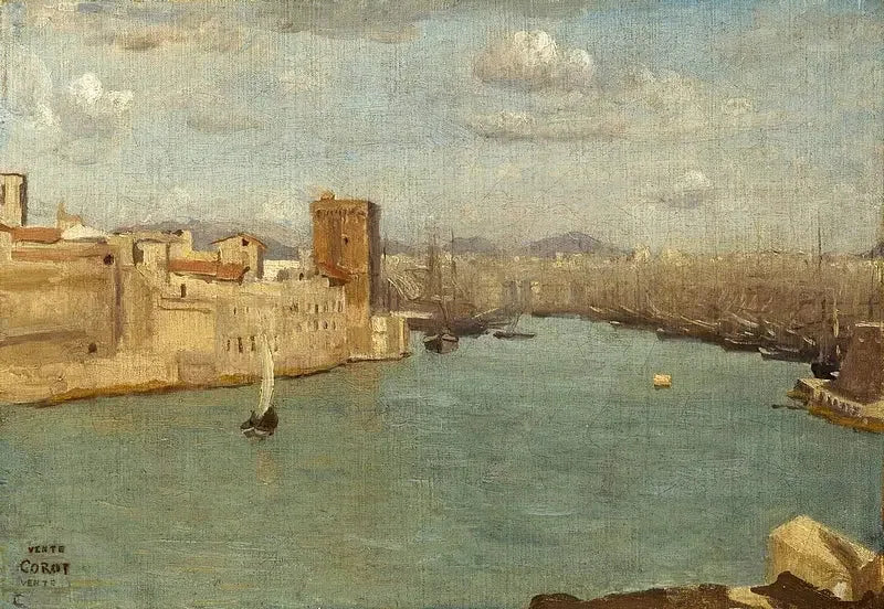 Marsiglia : Il Vieux-Port - Jean-Baptiste Camille Corot