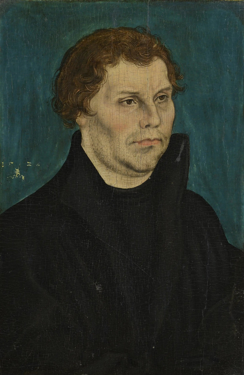 Martin Luther, a metà busto, rivolto a destra - Lucas Cranach il Vecchio