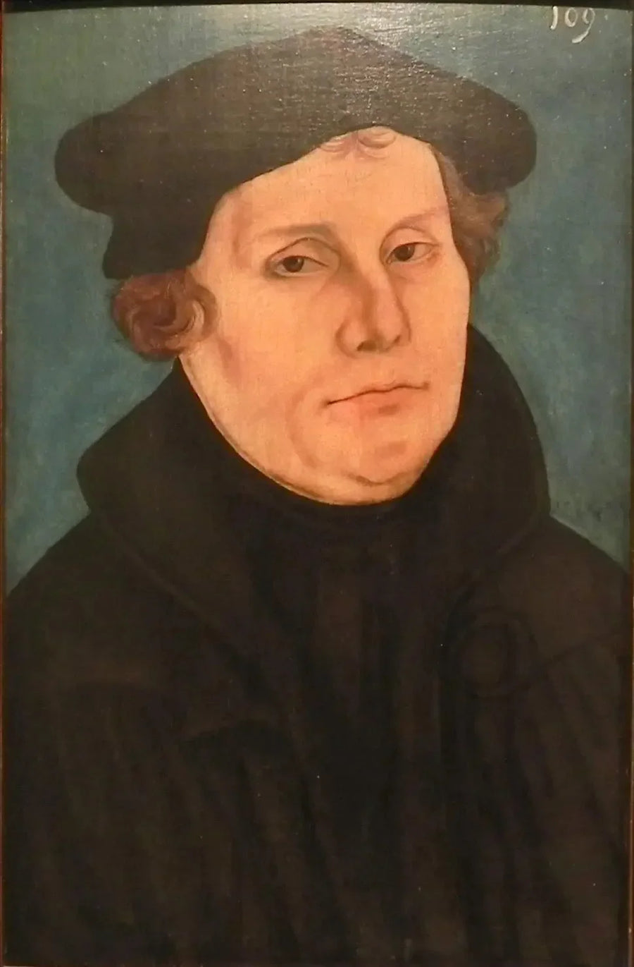 Martin Luther, in busto, rivolto a destra - Lucas Cranach il Vecchio