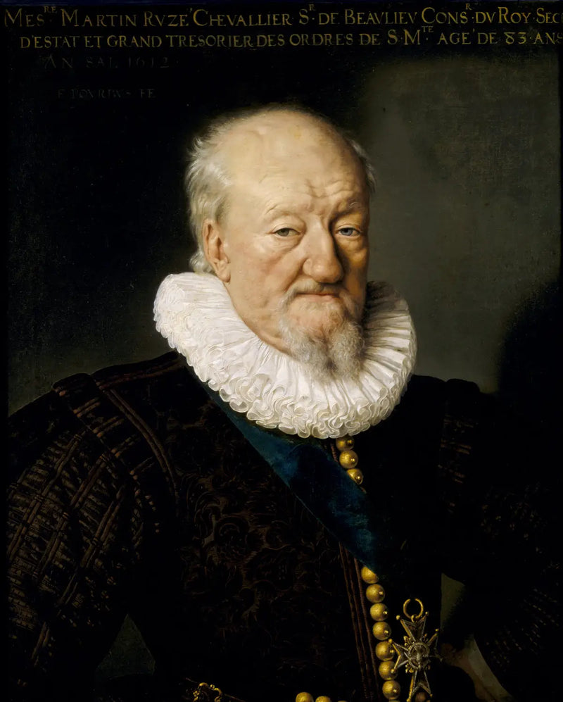 Martin Ruzé, signore di Beaulieu (1527-1613), âgé de 83 ans - Frans Pourbus the Younger