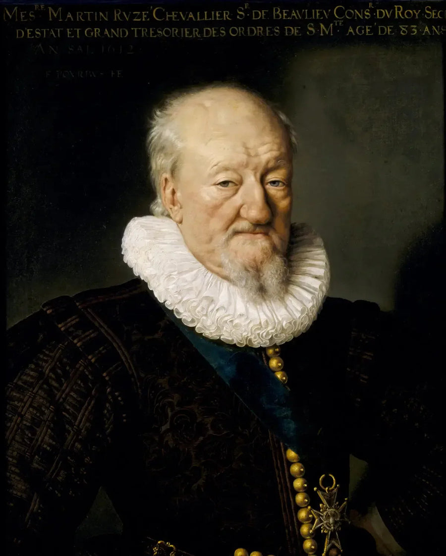 Martin Ruzé, signore di Beaulieu (1527-1613), âgé de 83 ans - Frans Pourbus the Younger