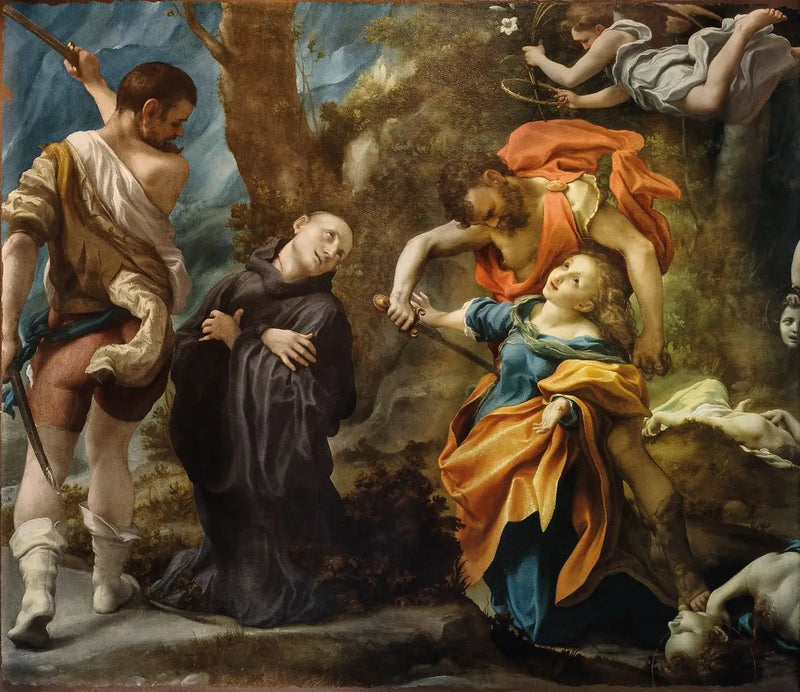 Martirio di quattro santi - Antonio da Correggio