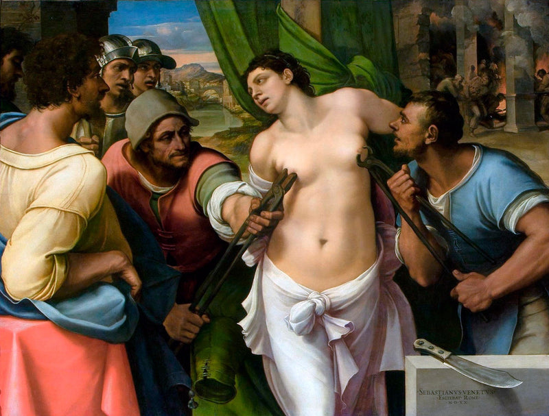 Martirio di Santa Agata - Sebastiano del Piombo