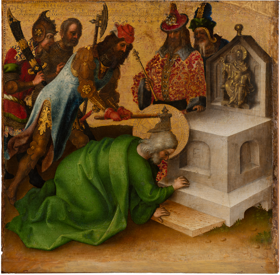 Martirio degli Apostoli : Martirio di san Mattia - Stefan Lochner