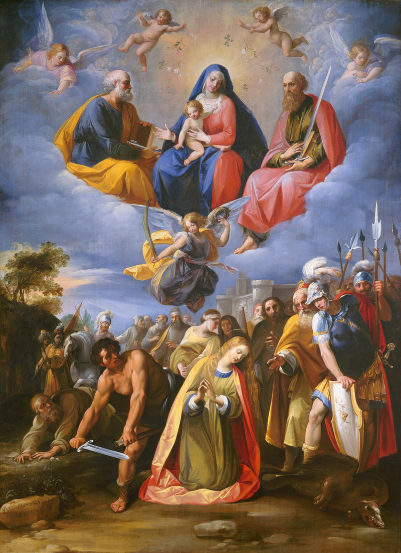 Martyre de sainte Marguerite - Giuseppe Cesari
