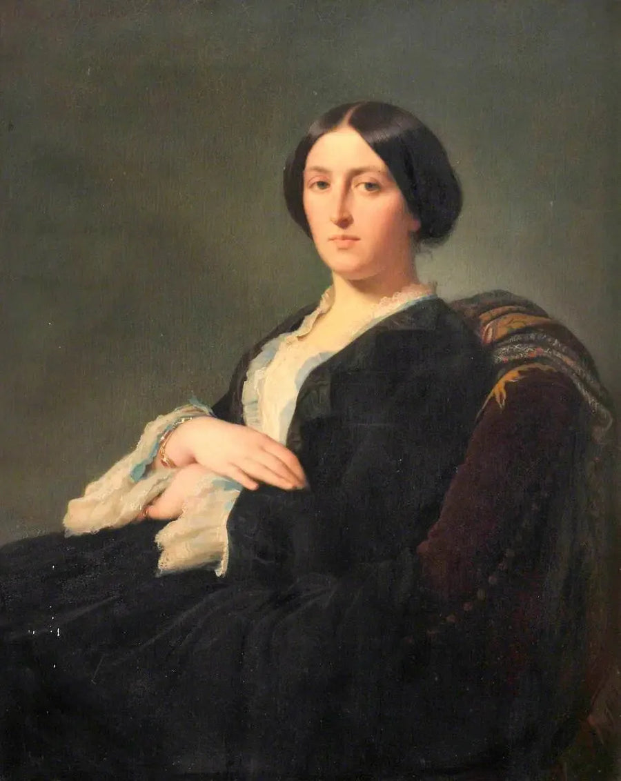 Mary Buddicom (1822-1892), née Marie Jeanne Hownam - Ippolite Flandrin