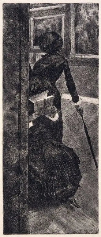 Mary Cassatt al Louvre: La Pittura - Edgar Degas