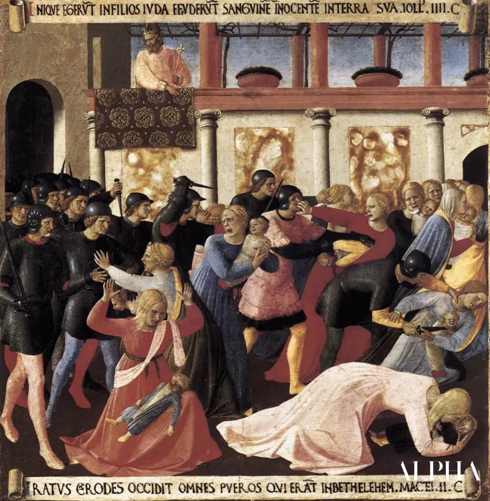 Massacre des Innocents - Fra Angelico - Reproductions de tableaux et peintures haut de gamme