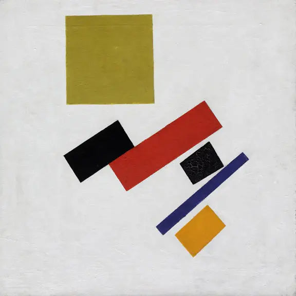 Masse pittoriche in movimento. Composizione suprematista - Kazimir Malevich