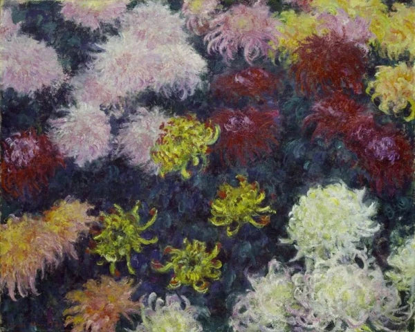 Massiccio di crisantemi - Claude Monet