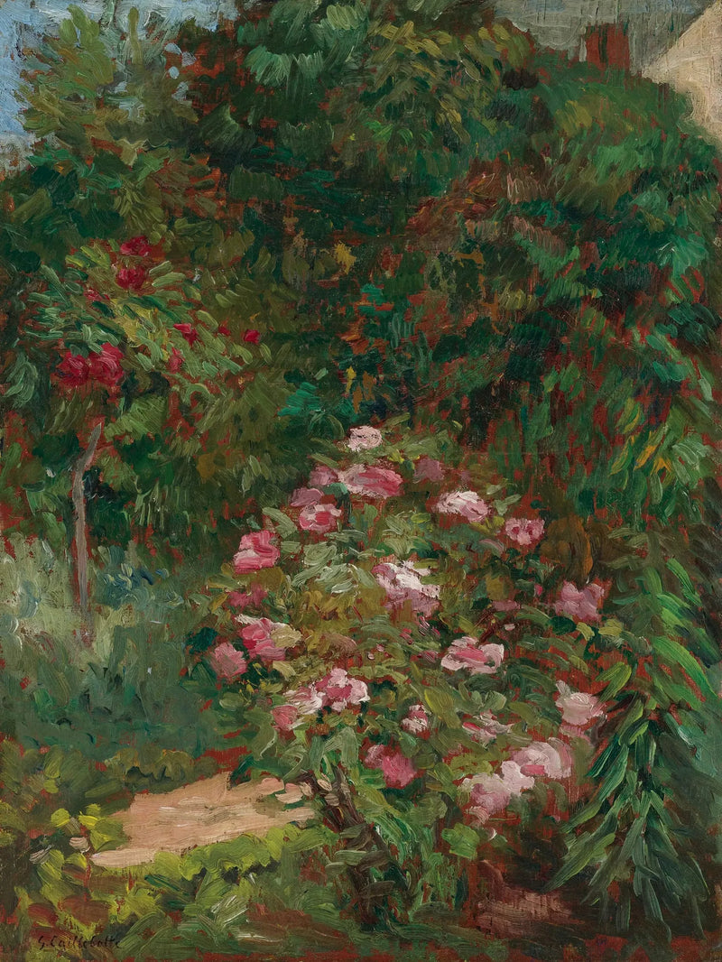 Massiccio di fiori, giardino del Petit Gennevilliers - Gustave Caillebotte