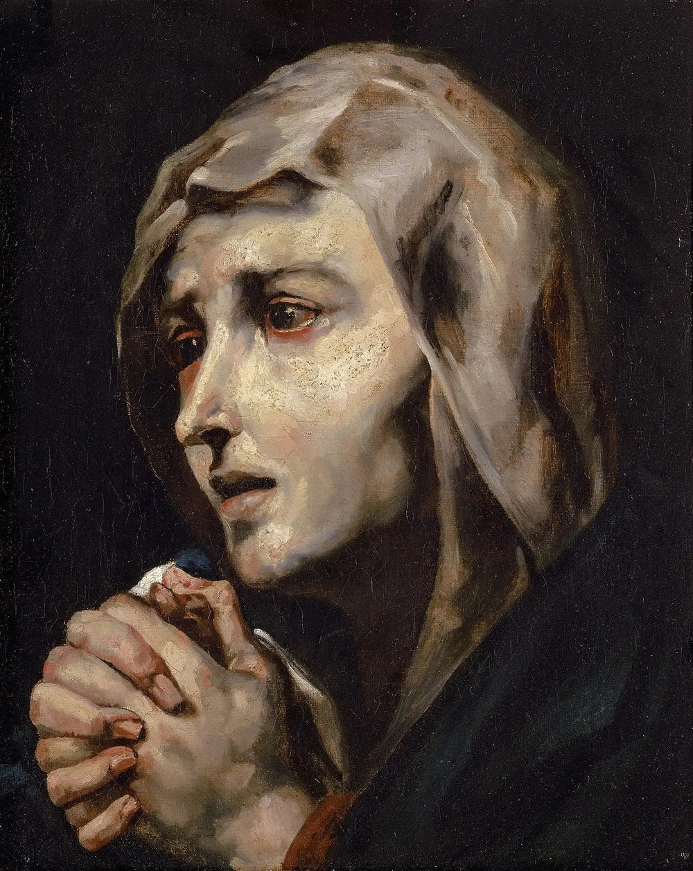 Mater dolorosa, copie d'après Ribera - Théodore Géricault image 1 reproduction de peinture à l’huile
