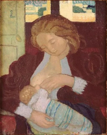 Maternità aux manchettes de dentelle - Maurice Denis