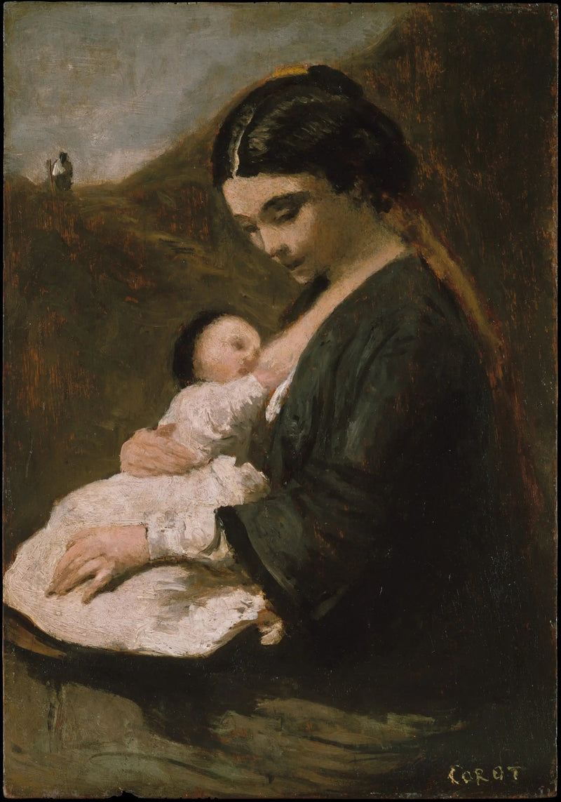 Maternità - Jean-Baptiste Camille Corot