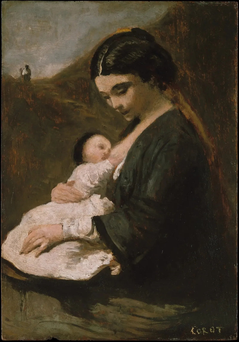 Maternità - Jean-Baptiste Camille Corot
