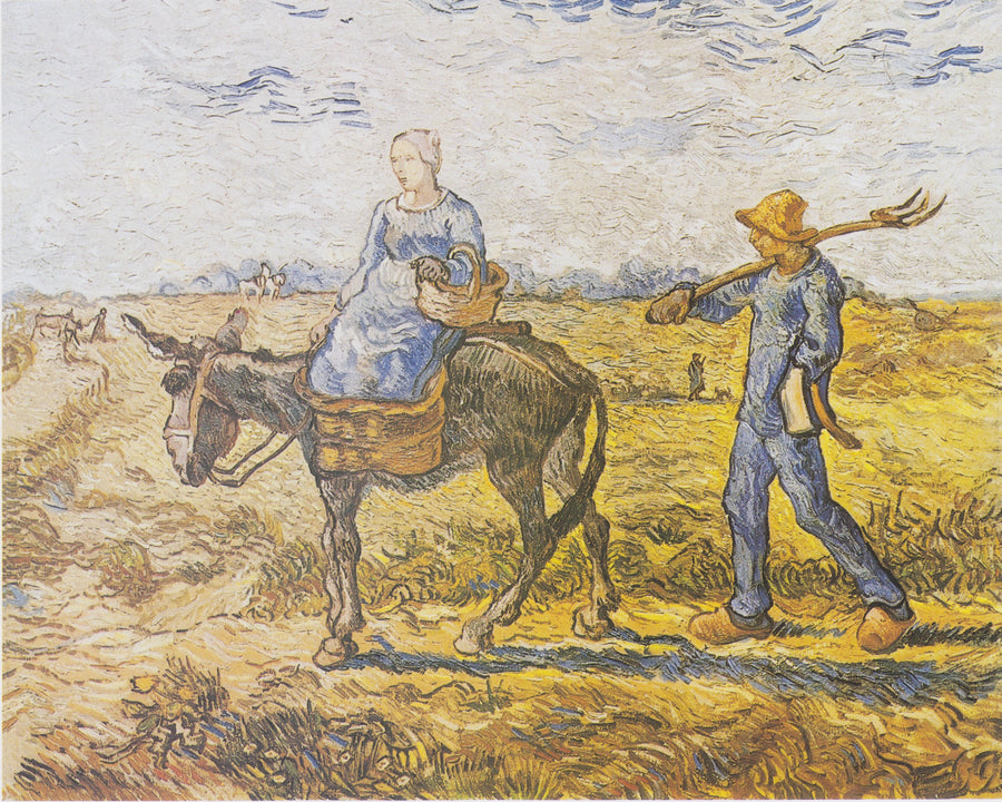 Mattina. Al lavoro (dopo Millet) - Vincent van Gogh