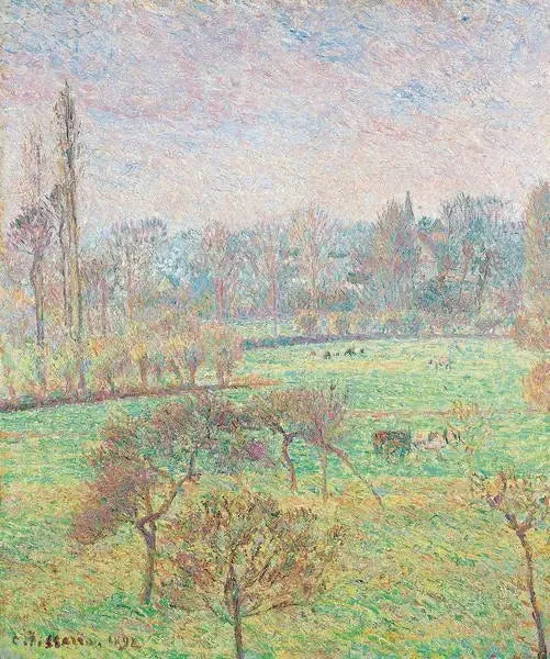 Mattina, autunno, Éragny - Camille Pissarro
