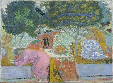 Mattina nel giardino a Vernonnet - Pierre Bonnard