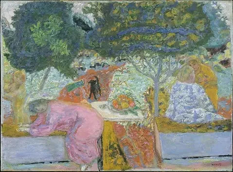 Mattina nel giardino a Vernonnet - Pierre Bonnard