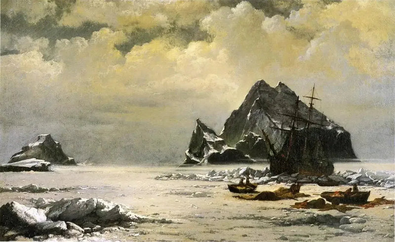 Mattino nei campi di ghiaccio dell'Artico - William Bradford