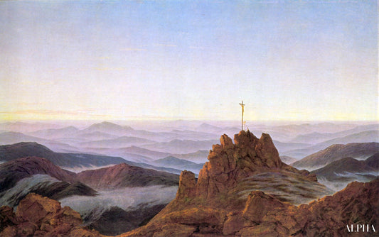 Matin dans les Monts des Géants - Caspar David Friedrich - Reproductions de tableaux et peintures haut de gamme