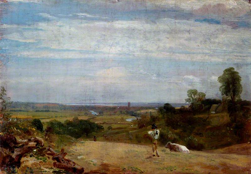 Matin d’été: Dedham depuis Langham - John Constable - Alpha Reproduction