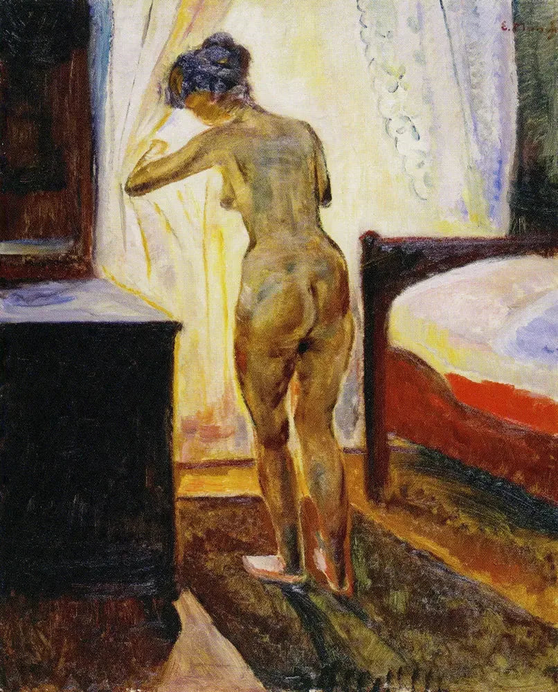 Mattina. Nudo alla finestra - Edvard Munch