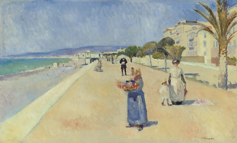 Mattina sulla promenade des Anglais - Edvard Munch