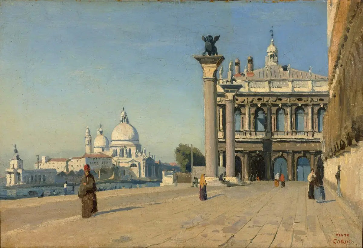 Matinée à Venise - Jean-Baptiste Camille Corot - Alpha Reproduction