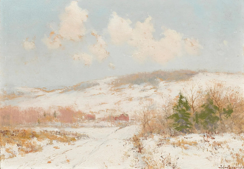 Mattina d'inverno, contea di Sullivan, New York - Julian Onderdonk