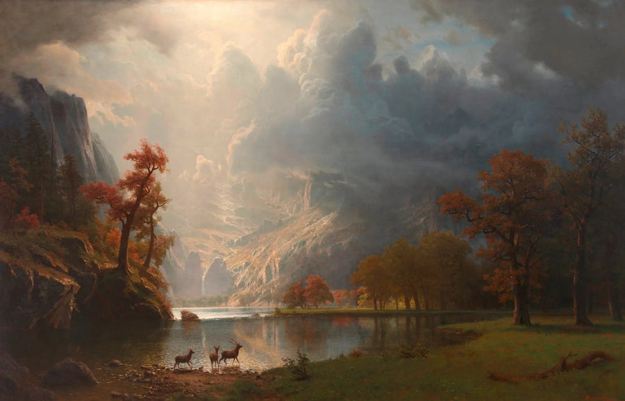 Mattinata nella Sierra Nevada - Albert Bierstadt