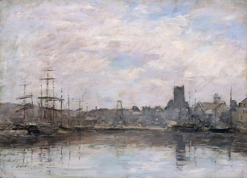 Mattina di settembre: Porto di Fécamp - Eugène Boudin