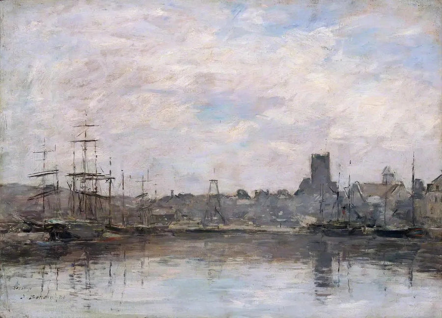 Mattina di settembre: Porto di Fécamp - Eugène Boudin