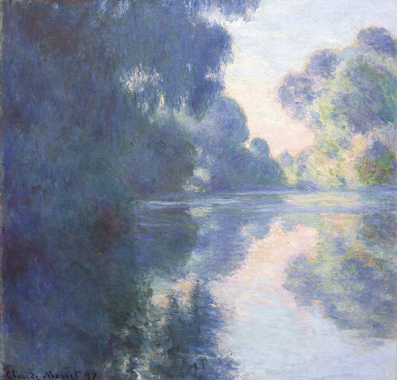 Mattina sulla Senna W1484 - Claude Monet