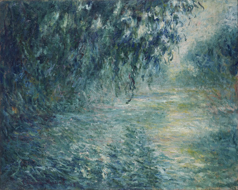 Mattina sulla Senna, tempo di pioggia - Claude Monet
