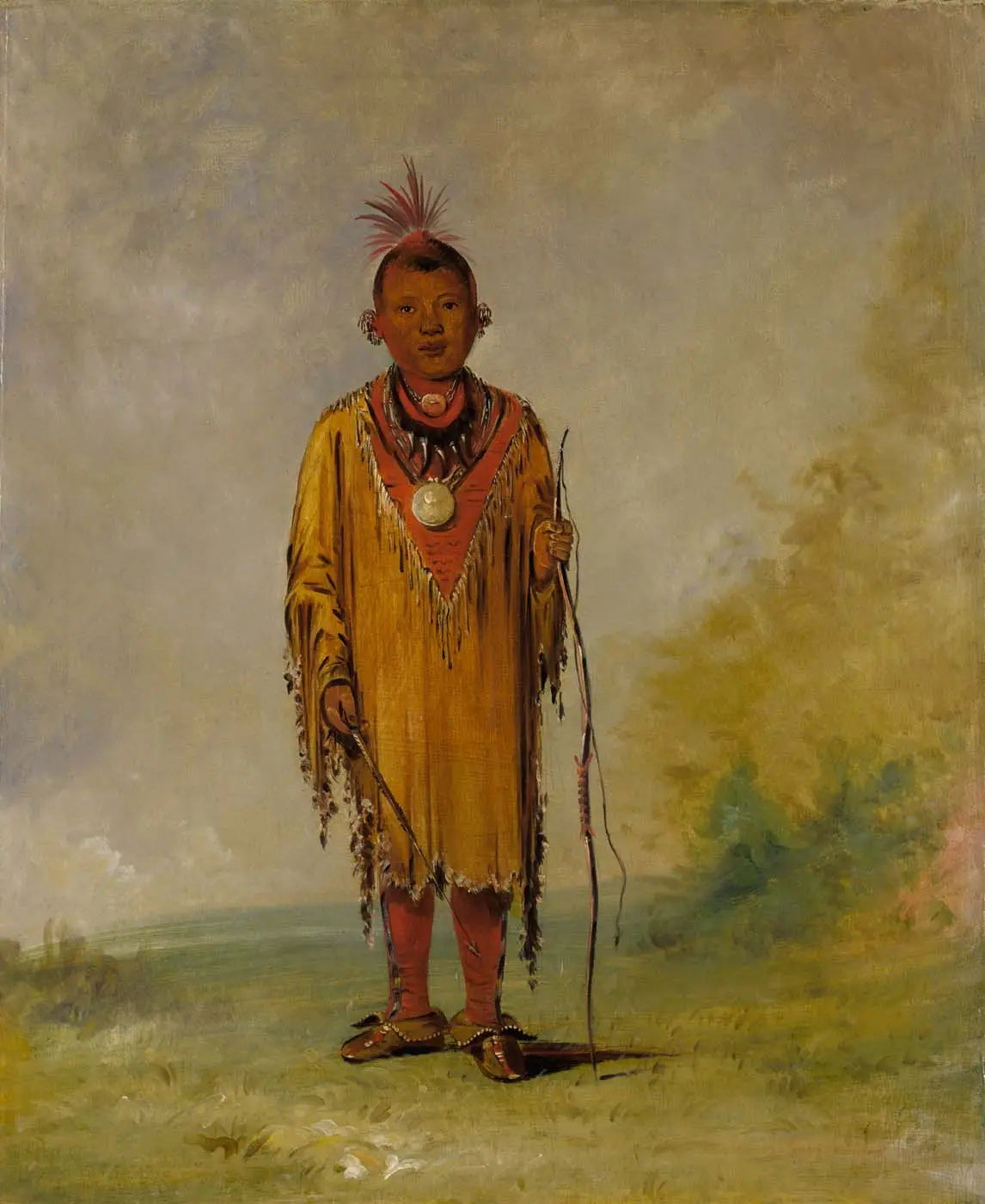 Me-sóu-wahk Poil de cerf Fils préféré de Kee-o-kúk - George Catlin - Alpha Reproduction