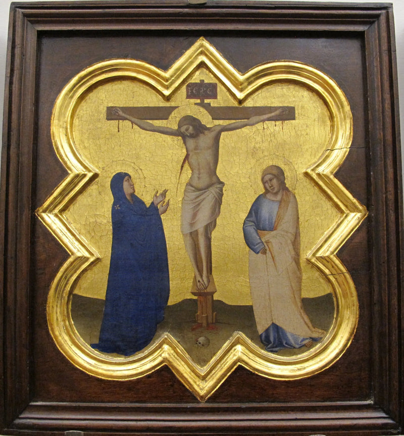 Medaglione quadrilobato di Santa Croce con Crocifissione - Taddeo Gaddi