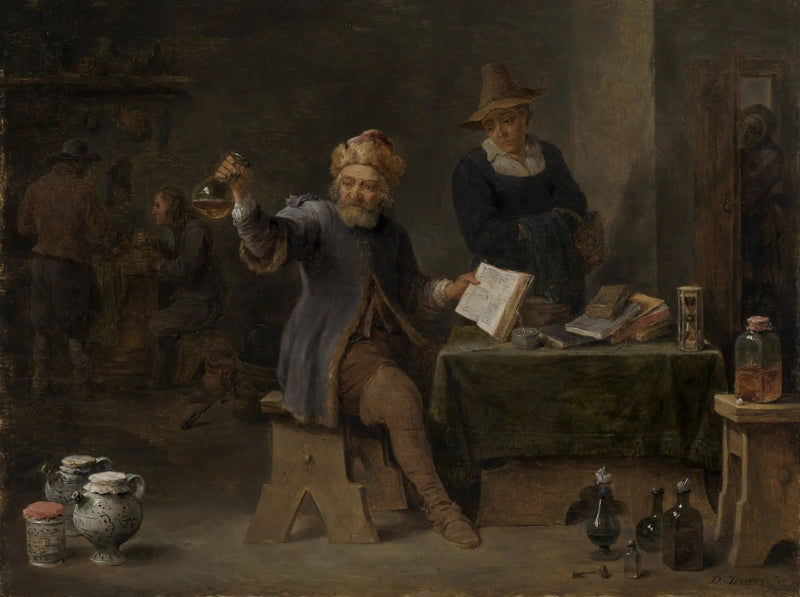 Medico del villaggio - David Teniers il Giovane