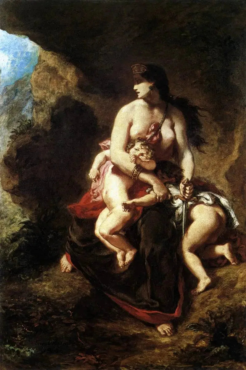 Medea furiosa - Eugène Delacroix
