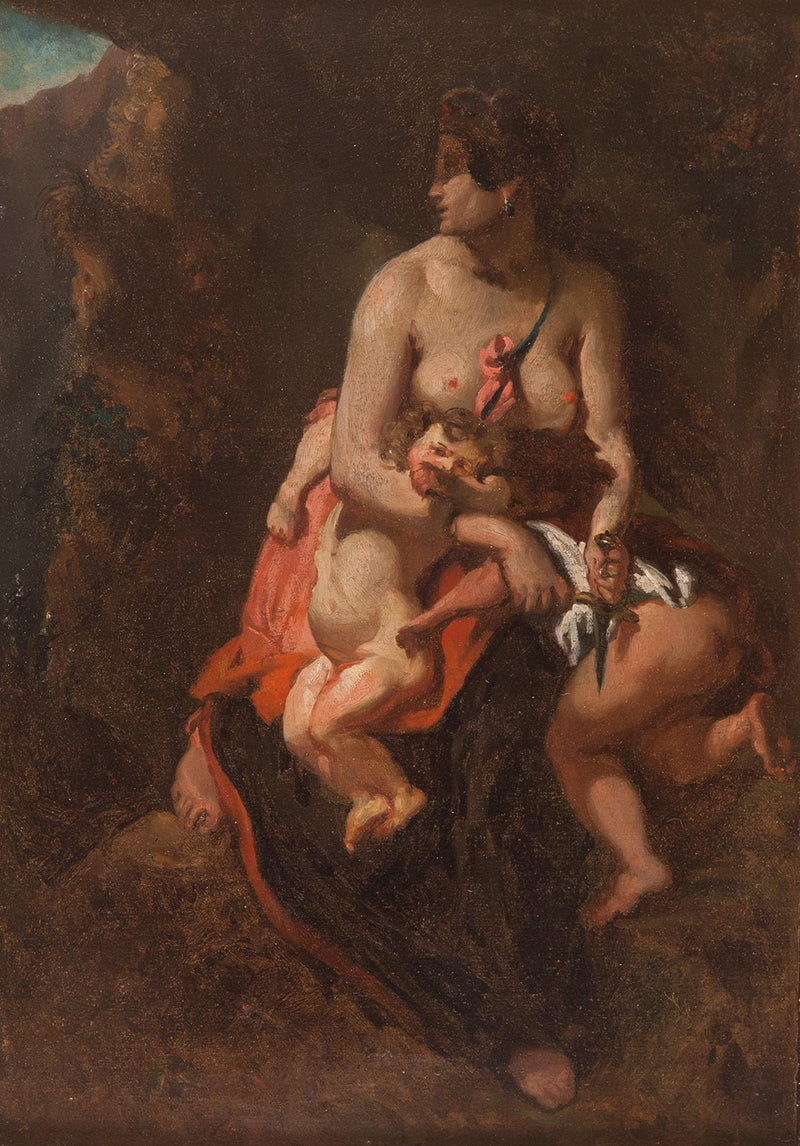Medea furiosa - Théodore Chassériau